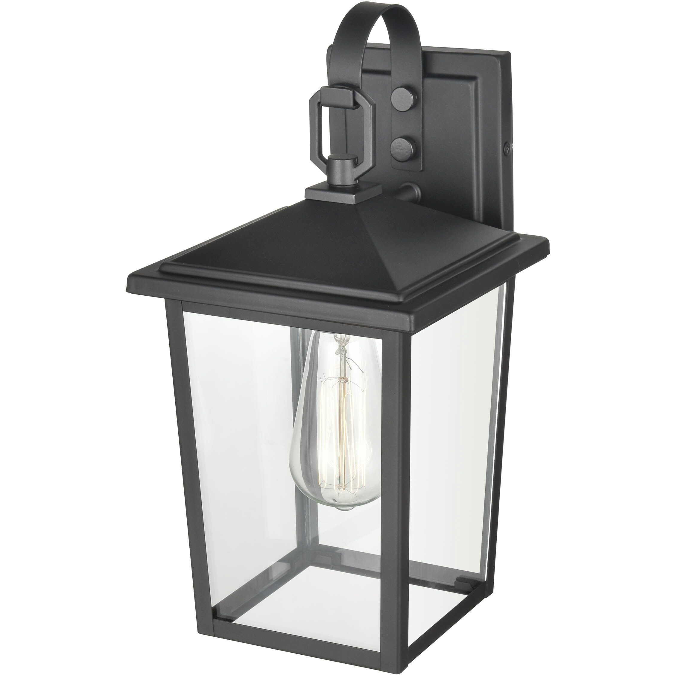 Fetterton 1 Light 14 inch Powder Coated Black Outdoor Wall Sconce